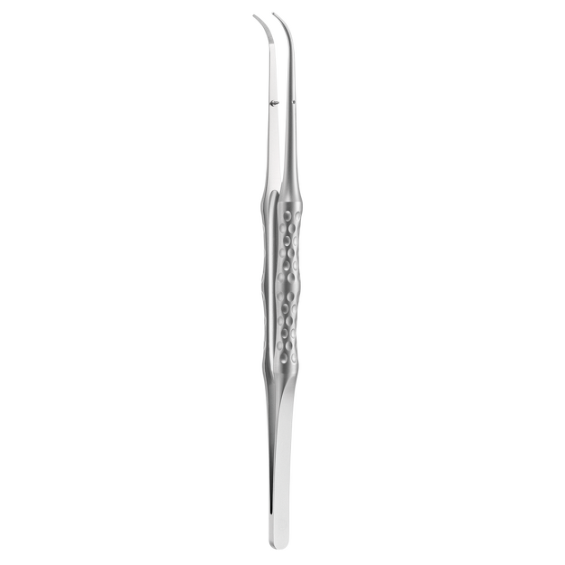 Pinceta mikrochirurgiczna, model zagięty, całkowita długość narzędzia: 175mm