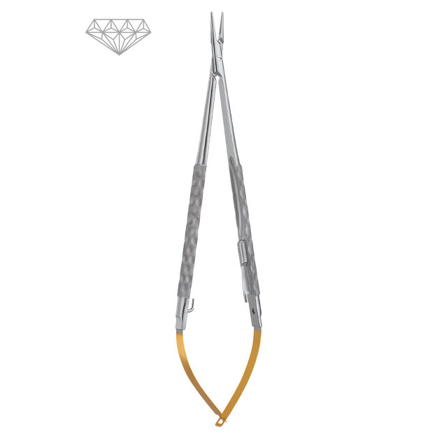 Igłotrzymacz mikrochirurgiczny, prosty FD258R